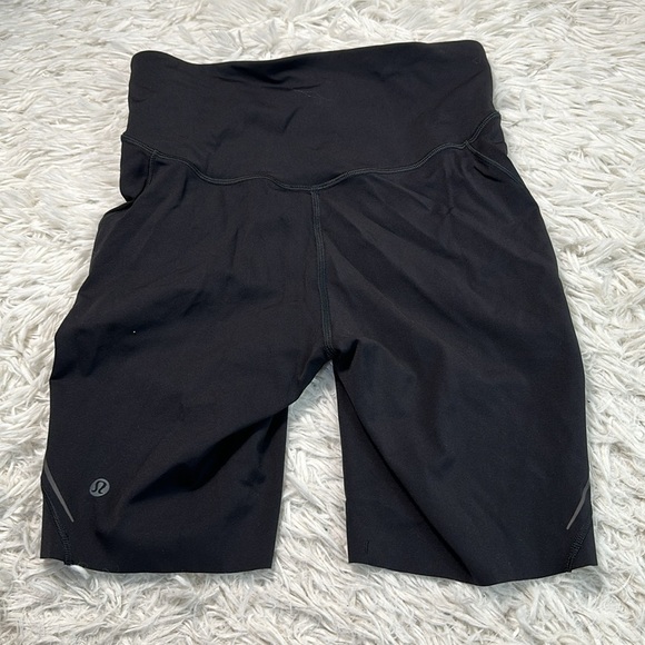 Lululemon Base Pace High-Rise Reflective Short 8" Black - Picture 7 of 8